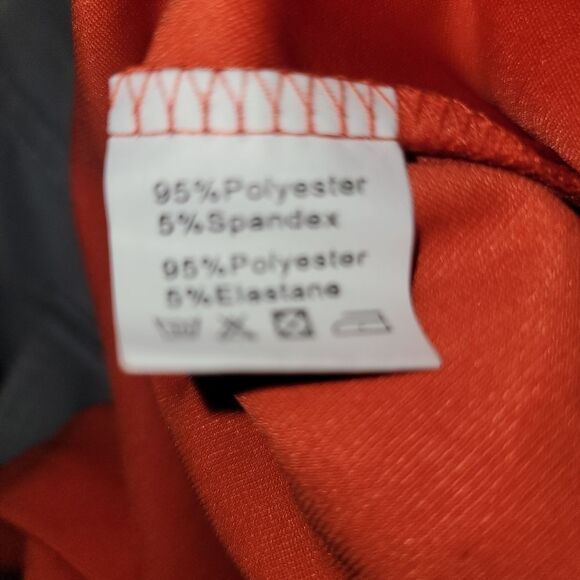 Grace Karin Nwt orange fit and flare dress size Medium - Picture 7 of 7